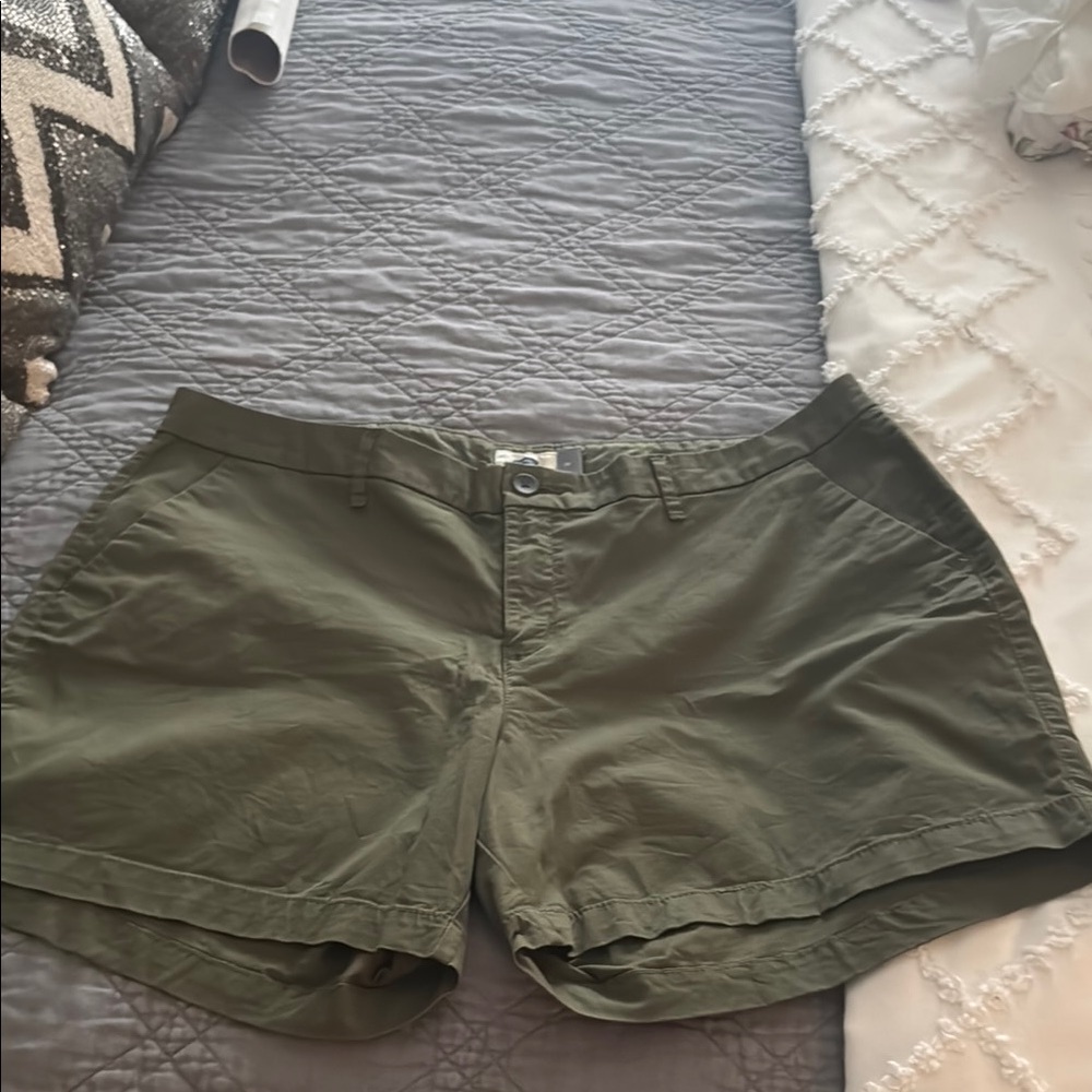 Old Navy Dark Green Casual Shorts